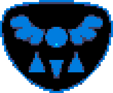 symbol of the Delta Rune (the one seen above the gate into Ralsei's castle). stray pixel on this one